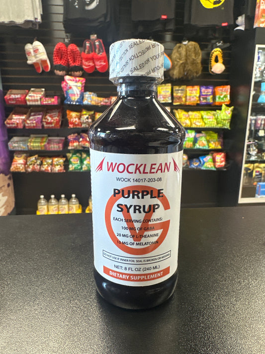 Official Wocklean Purple Syrup 8oz - in stock